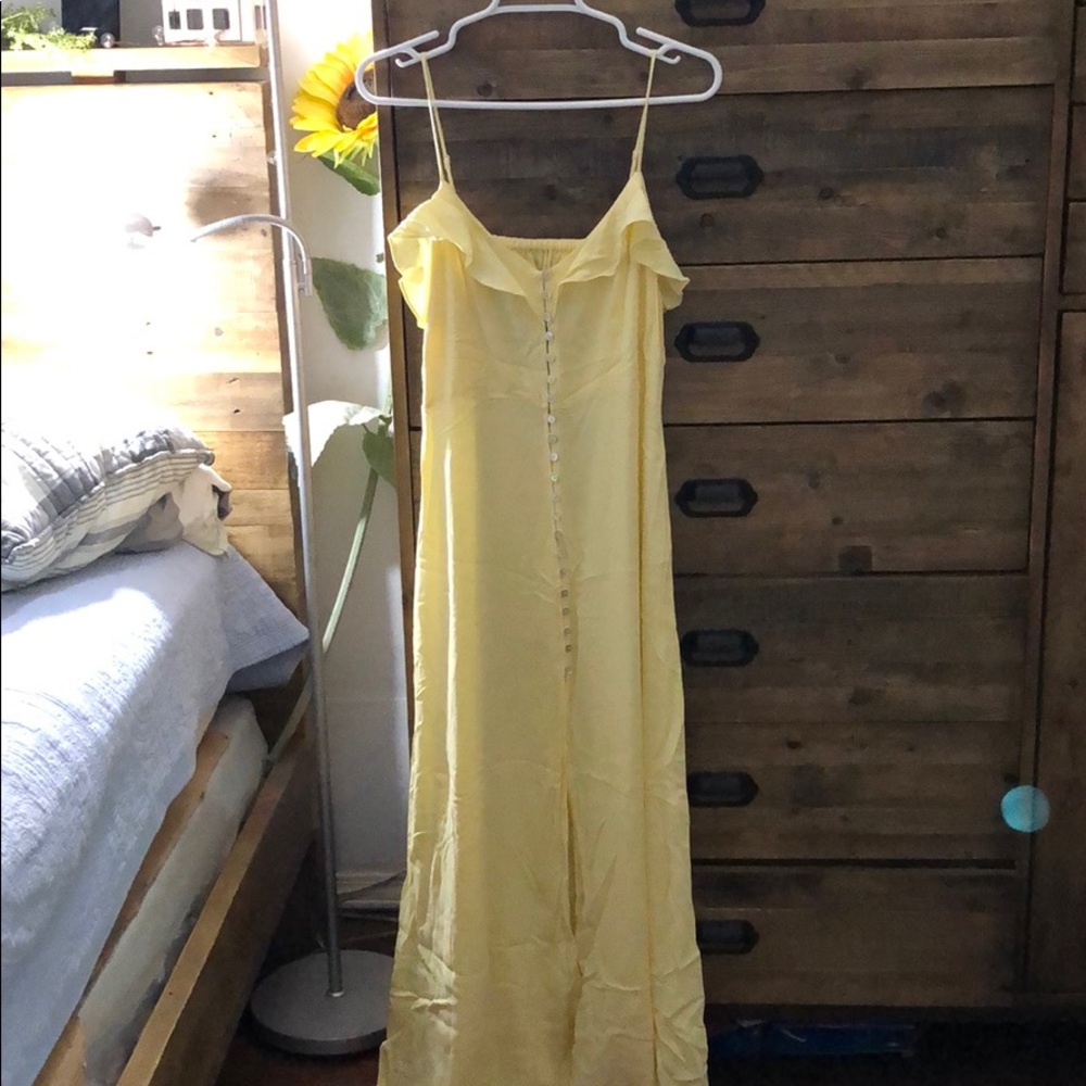 Forever 21 yellow maxi dress